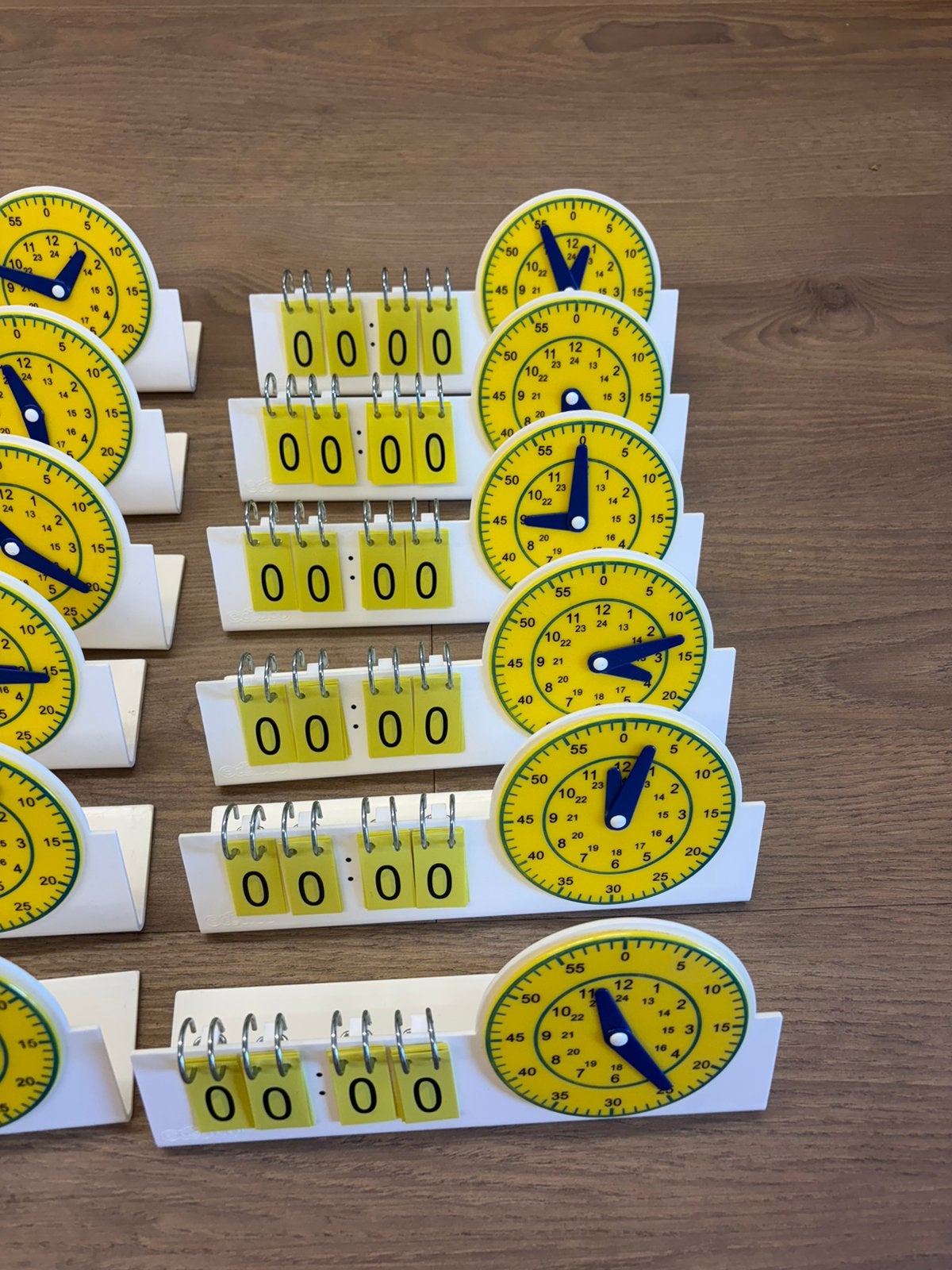 Educo oefenklok/leerklok 18 stuks schoolklok, Ophalen of Verzenden, Zo goed als nieuw