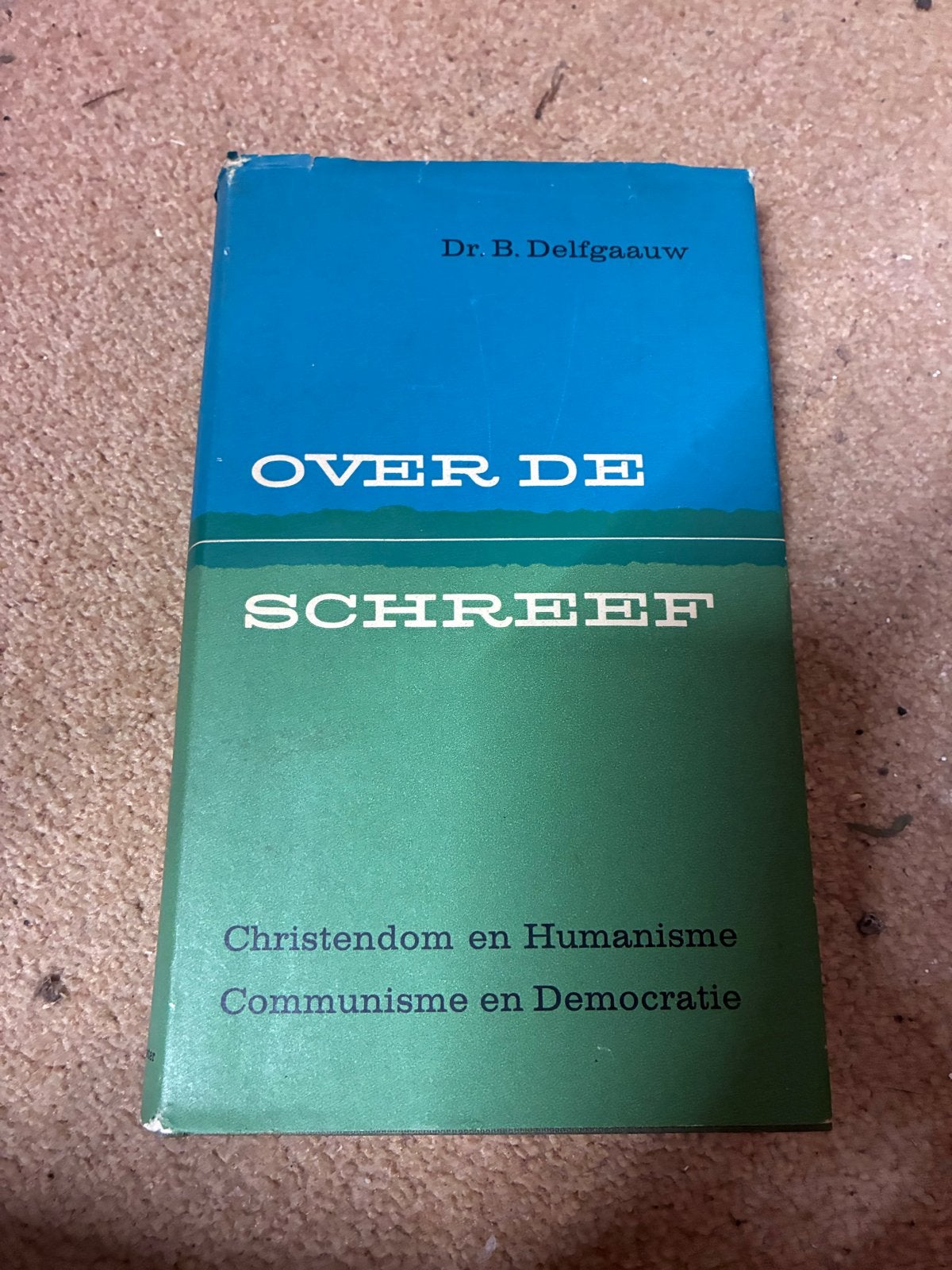 Over de Schreef - Dr. B. Delfgaauw (1964), Ophalen of Verzenden, Gelezen, Nederland