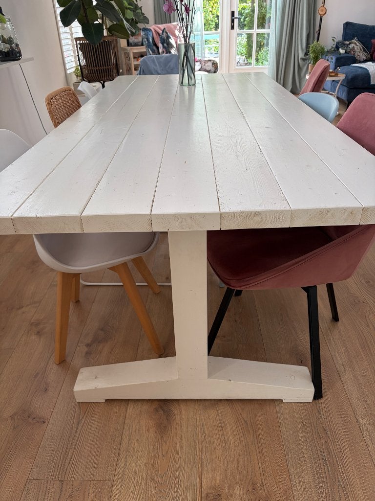 Eettafel, Ophalen, Gebruikt, 200 cm of meer, 50 tot 100 cm