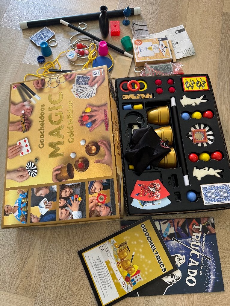 goocheldoos, Ophalen, Gebruikt, Ontdekken