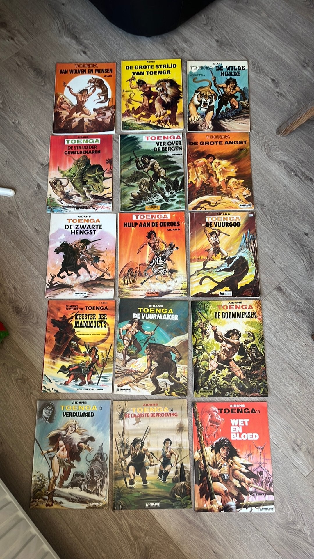 Complete Toenga stripboeken 1 t/m 15 – Aidans, Boeken, Meerdere comics, Ophalen of Verzenden, Gelezen, Europa