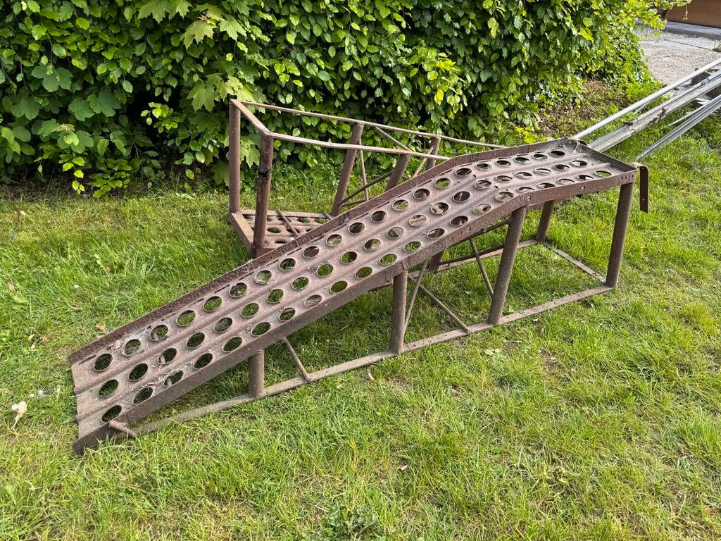 Zware stalen oprijplaten / oprijbruggen voor 4x4, Ophalen, Gebruikt