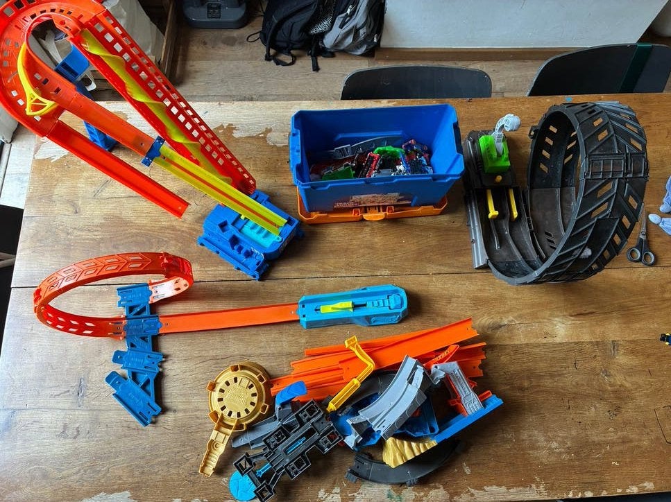 Allerlei Hot Wheels attributen, Ophalen of Verzenden, Hot Wheels, Racebaan, Gebruikt