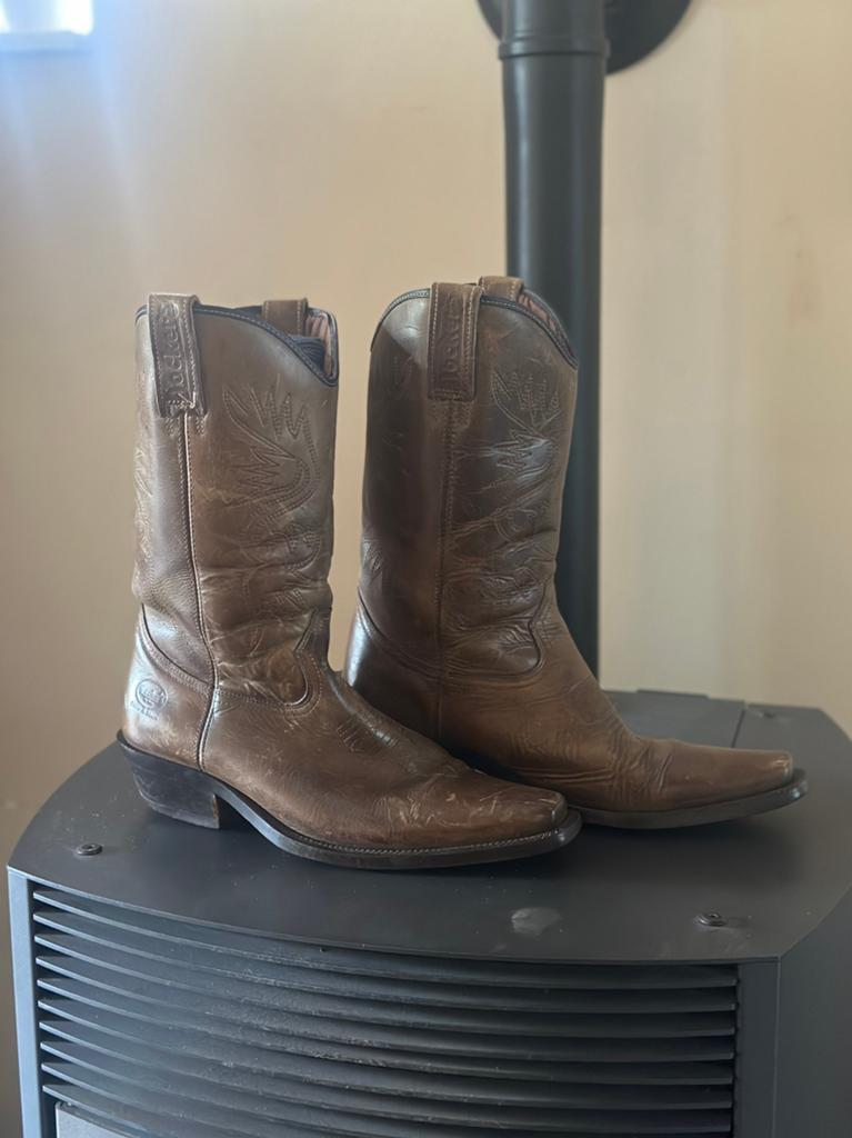 Cowboylaarzen dockers, Ophalen, Zo goed als nieuw, Zwart, Boots