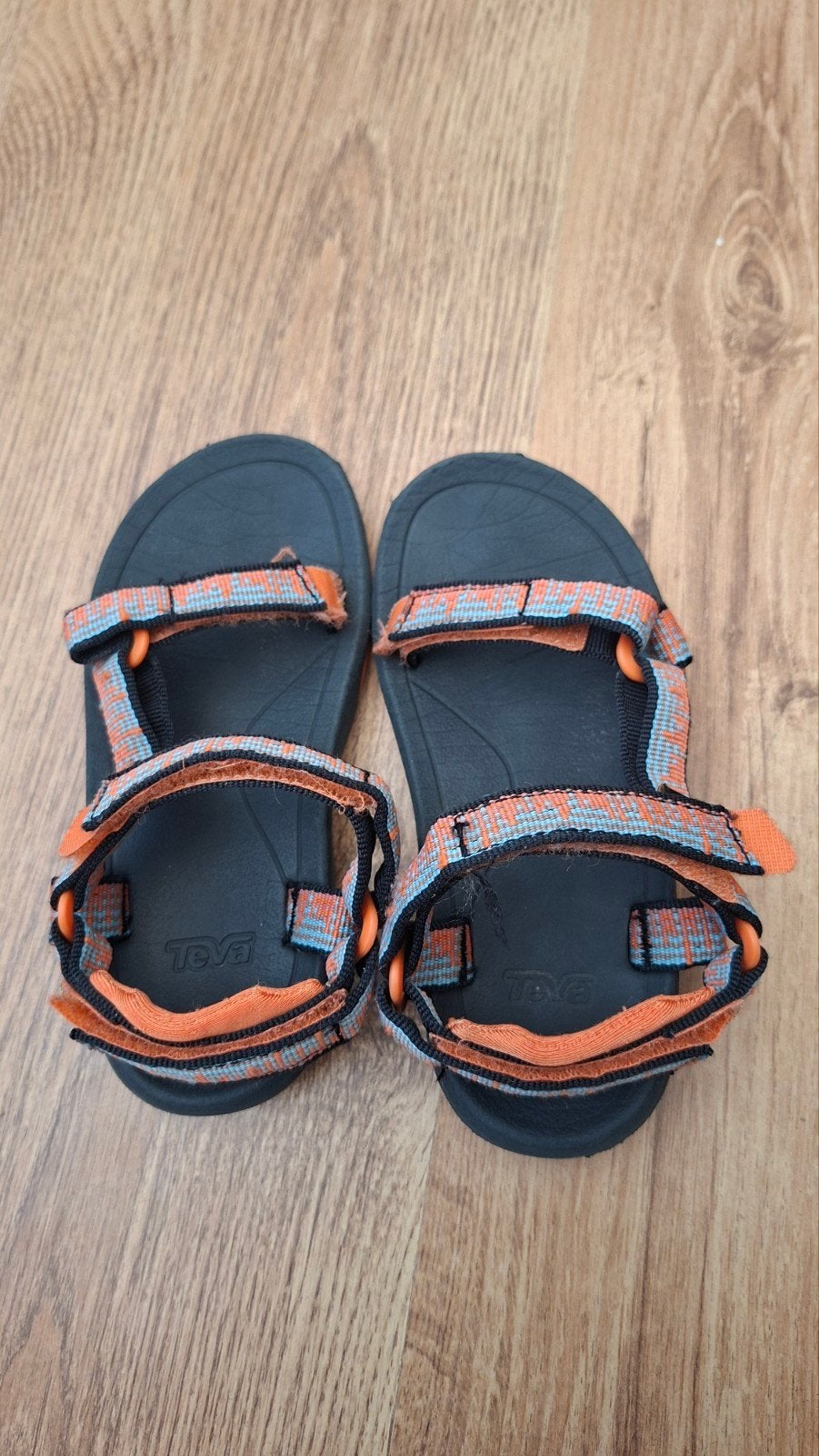 Teva sandalen voor kinderen - Oranje/Zwart, Ophalen, Gebruikt, Jongen of Meisje, Overige typen