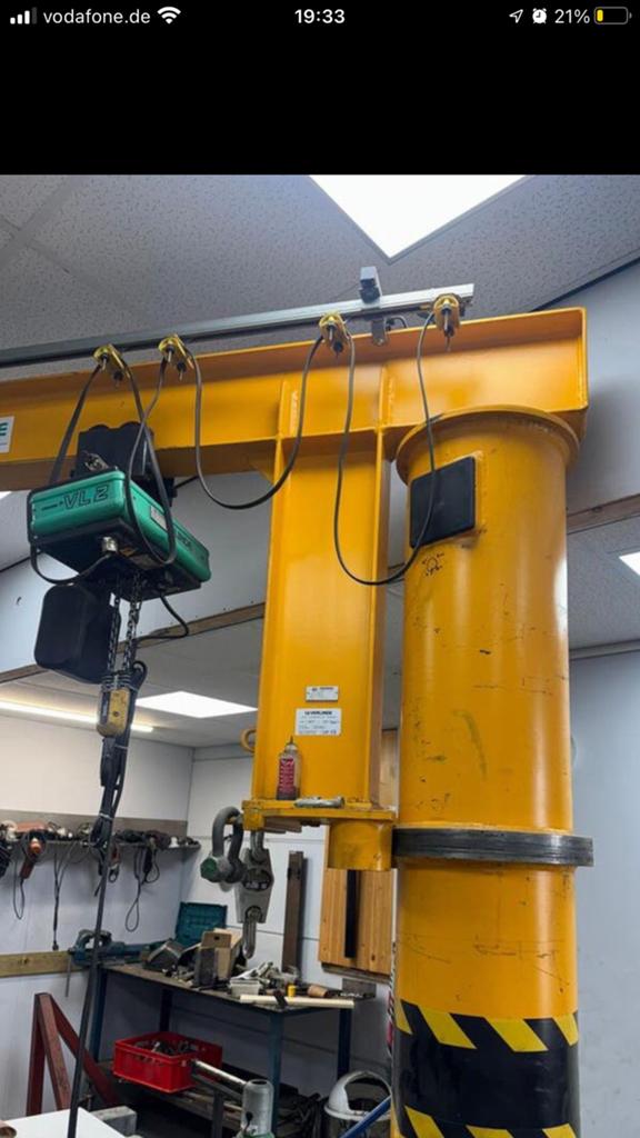 Verlinde kolomzwenkkraan 500kg, Doe-het-zelf en Verbouw, Lieren en Takels, Ophalen