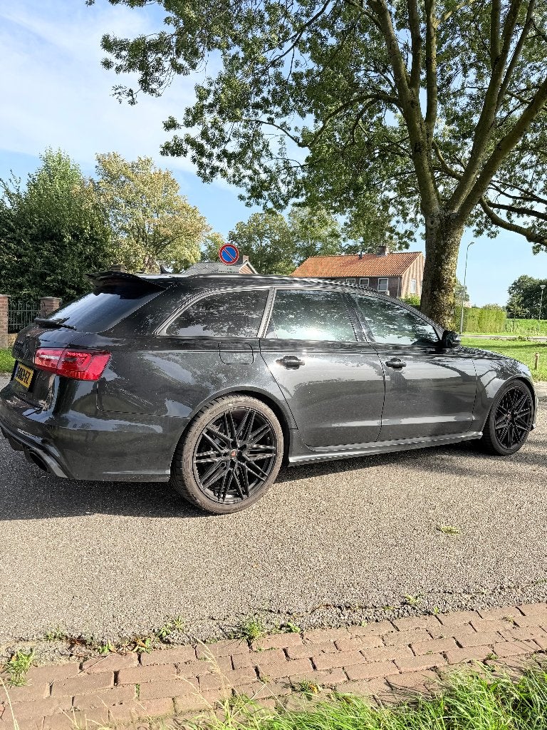 Audi RS6 avant 4.0TFSI quattro/miltek/carbon/pano, Auto's, Automaat, Euro 5, Stationwagon, Vierwielaandrijving