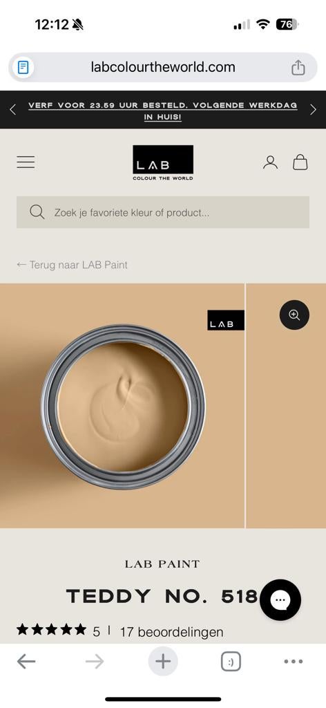 Wijzonol Extra Mat Afwasbare Latex Kwaliteit - Teddy Lab Pai, Ophalen, Overige kleuren, Nieuw, Verf