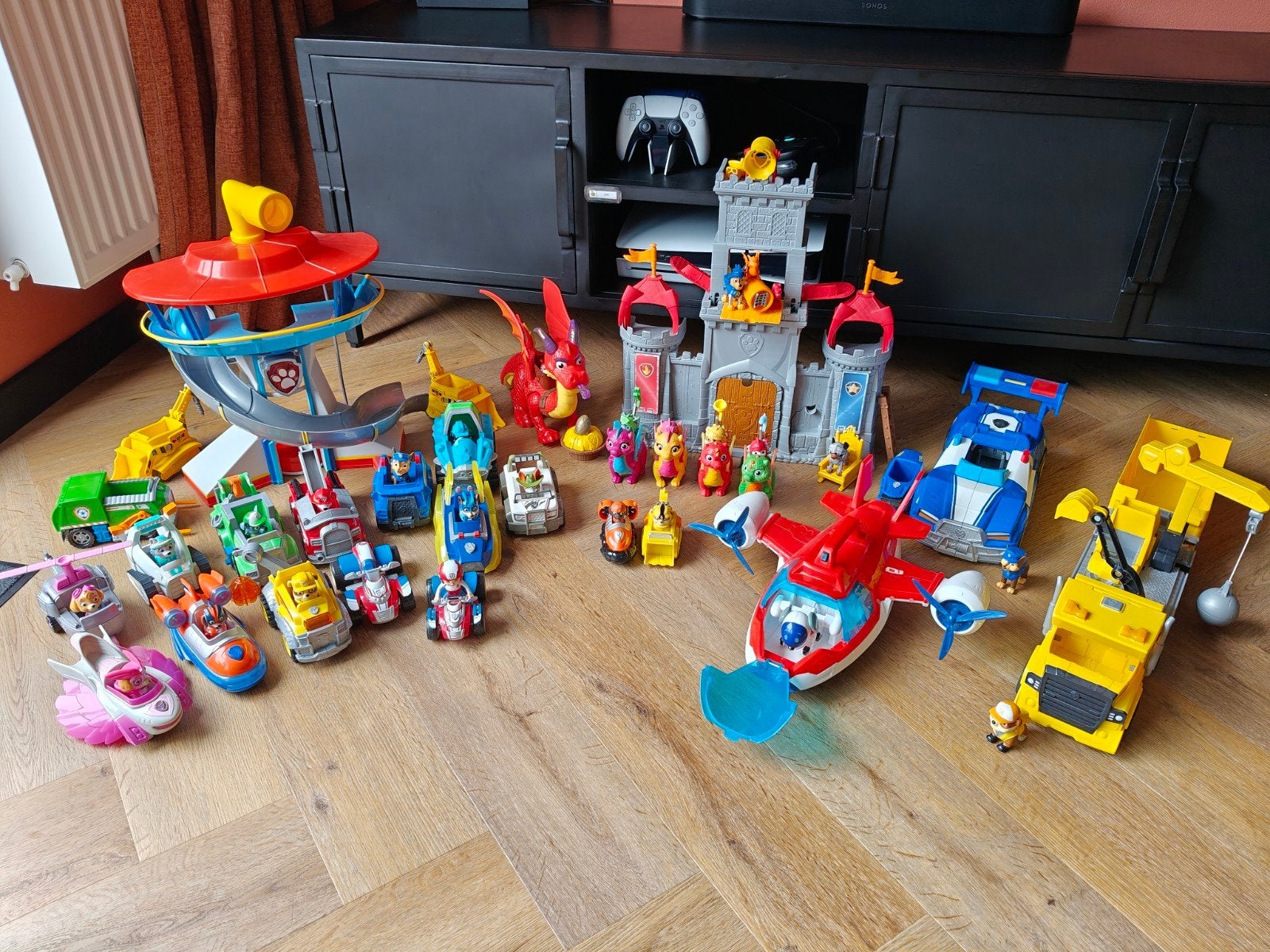 Grote Paw Patrol Collectie: Ridder, Kasteel, Draak & Meer!, Ophalen, Gebruikt, Jongen of Meisje