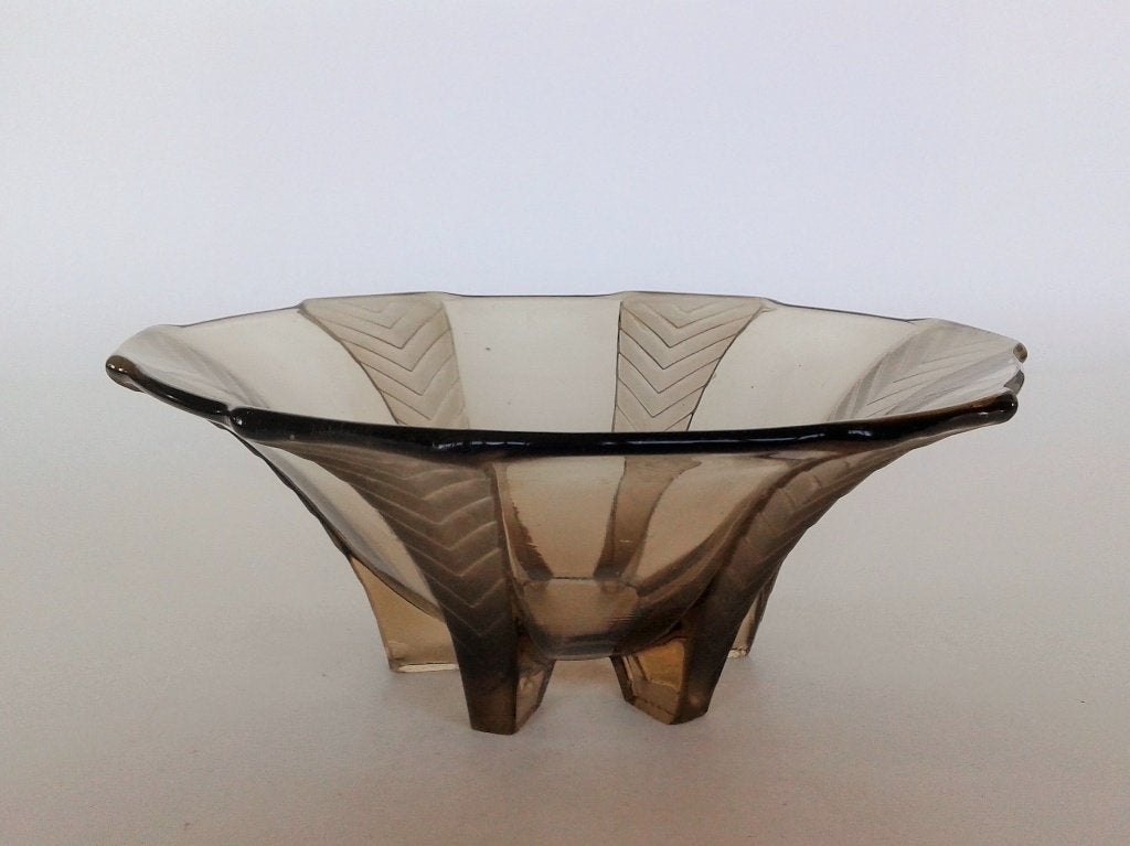 Schaal (2x) Walther & Söhne Athene Persglas Art Deco, Ophalen of Verzenden