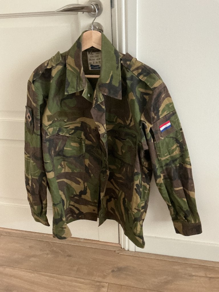 Camouflage jas - leger, Ophalen of Verzenden, Landmacht, Nederland, Kleding of Schoenen