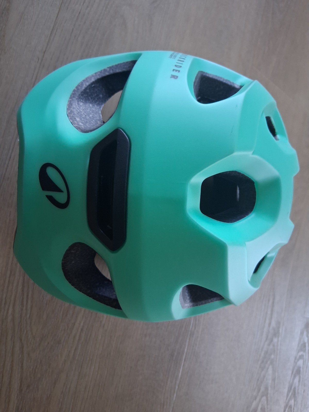 B'Twin Fietshelm Groen Maat M (55-59cm), M, Jongen of Meisje, Ophalen of Verzenden, Zo goed als nieuw