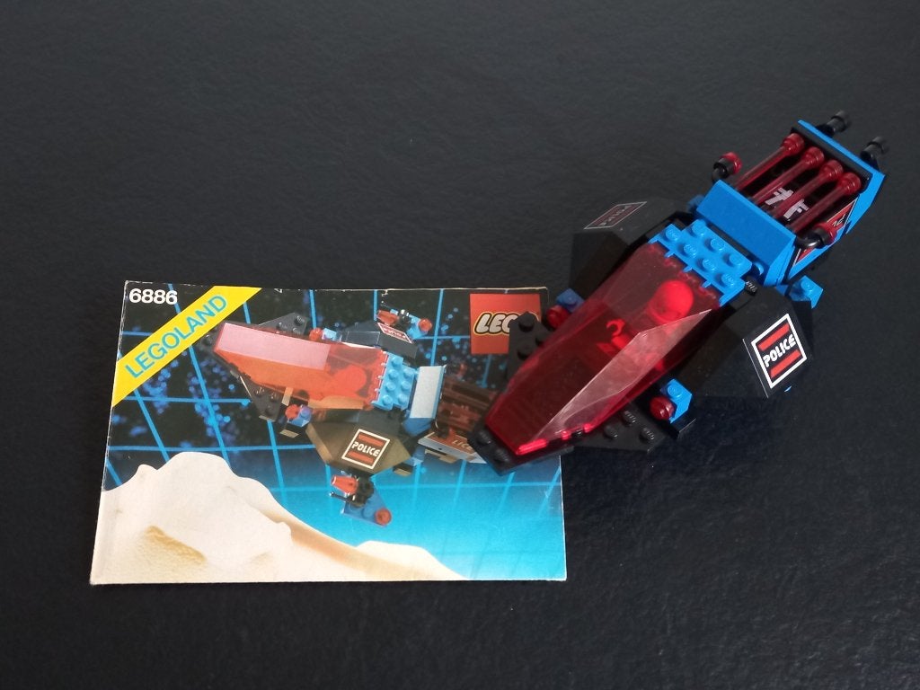 LEGO Space 6886 - Set met minifiguur en instructies, Gebruikt, Lego, Ophalen of Verzenden, Space