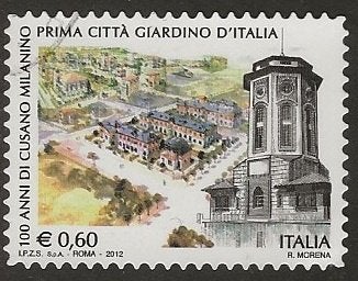 Italie 42, gebouw, Verzenden, Gestempeld