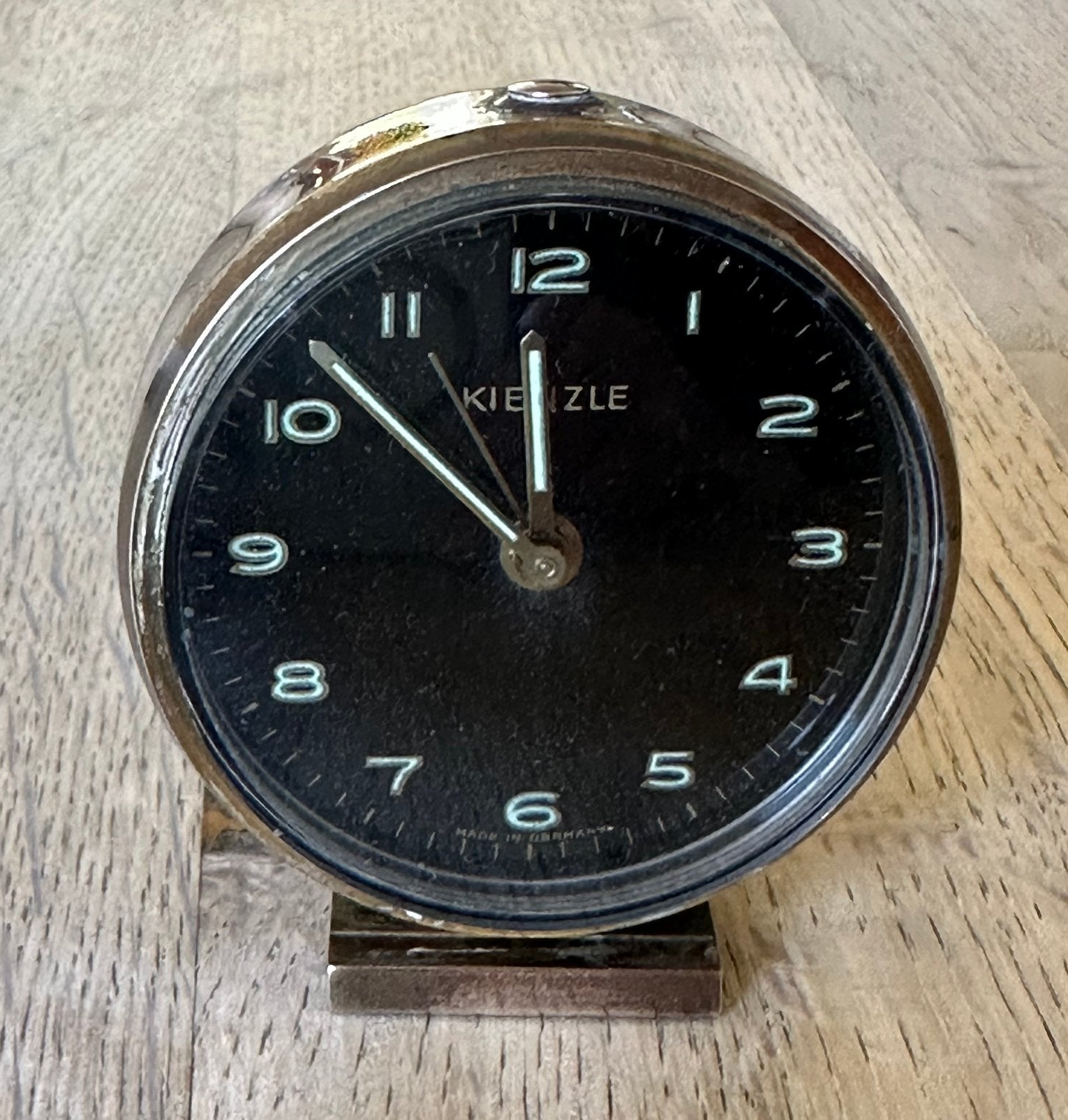 Vintage Kienzle wekkertje, Ophalen of Verzenden, Gebruikt, Analoog