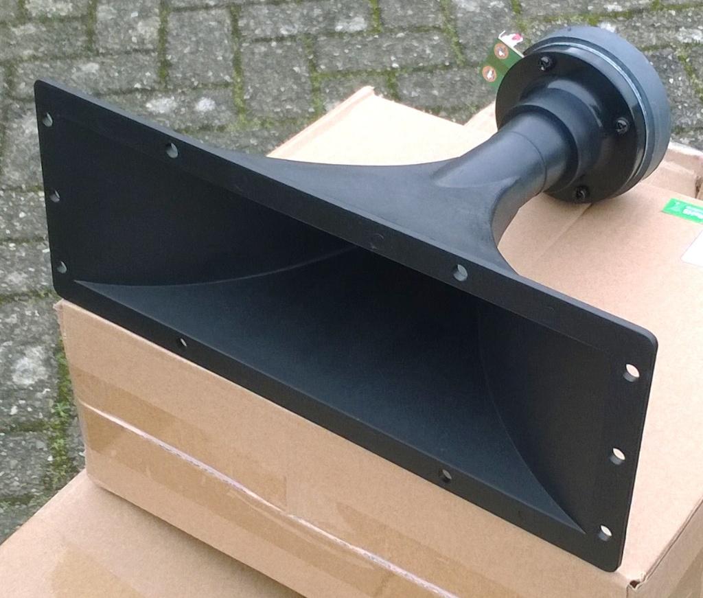 Tweeter en hoorn 30 - 60 Watt, 10 x 4 inch, Overige merken, Soundlab, Overige typen, Nieuw