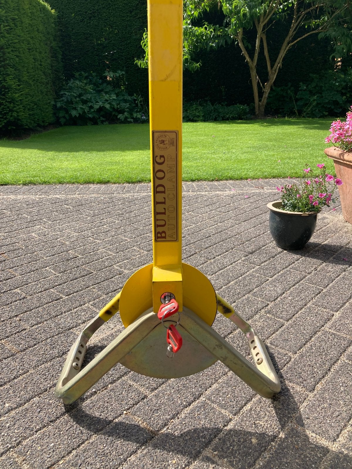 Wielklem Bulldog autoclamp, Ophalen, Gebruikt