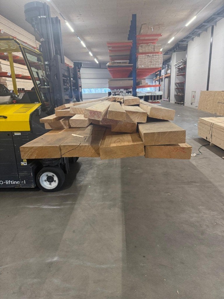 Restpartij Hout (krom/getordeerd), Ophalen, Zo goed als nieuw, 250 cm of meer, Balken
