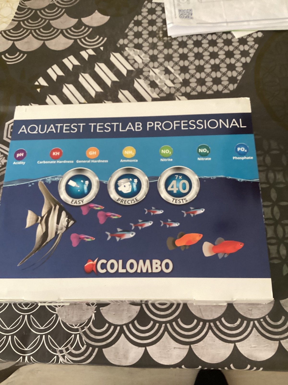 COLOMBO TESTKOFFER, Dieren en Toebehoren, Vissen | Aquaria en Toebehoren, Zo goed als nieuw, Ophalen