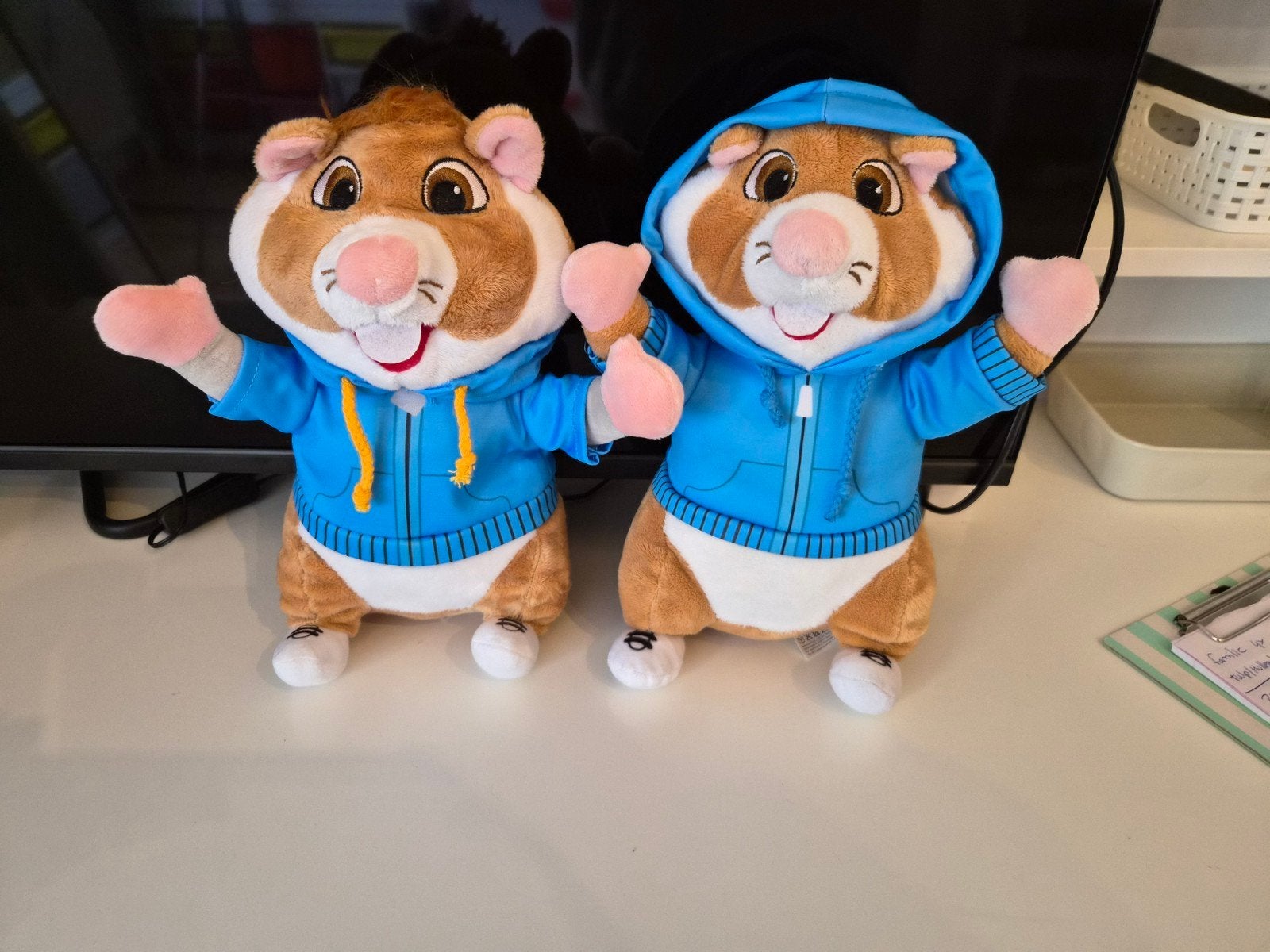 2x Albert Heijn Rocky AH Hamster Knuffel - Samen, Albert Heijn, Hamster, Ophalen of Verzenden, Zo goed als nieuw