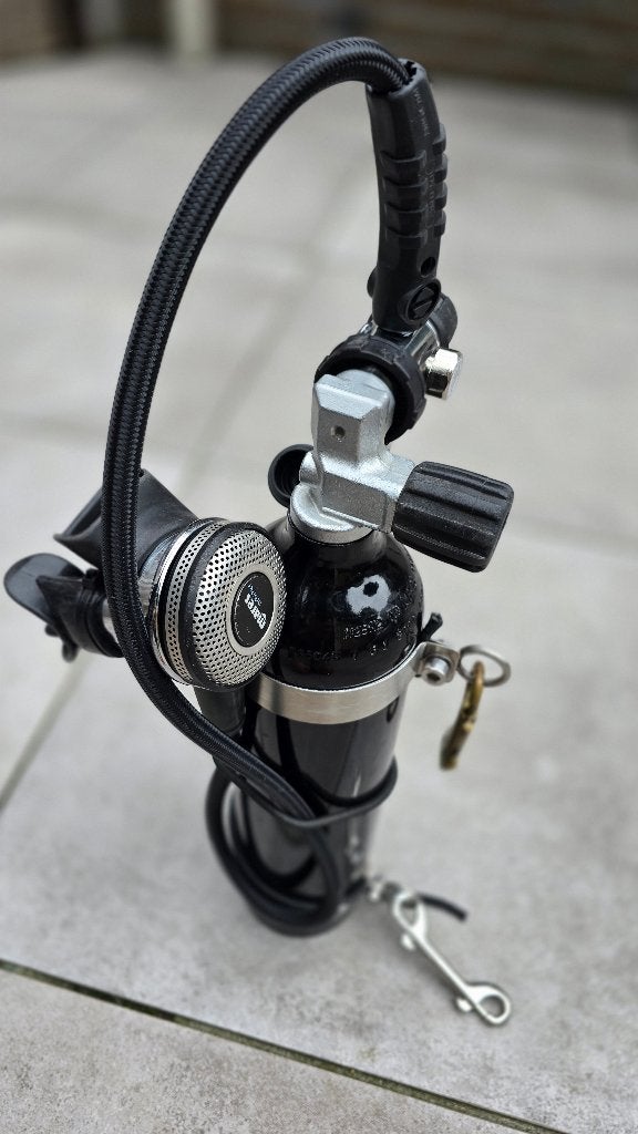 2L aluminium duikfles . Solo Diver setje., Watersport en Boten, Ophalen of Verzenden, Zo goed als nieuw, Duikfles