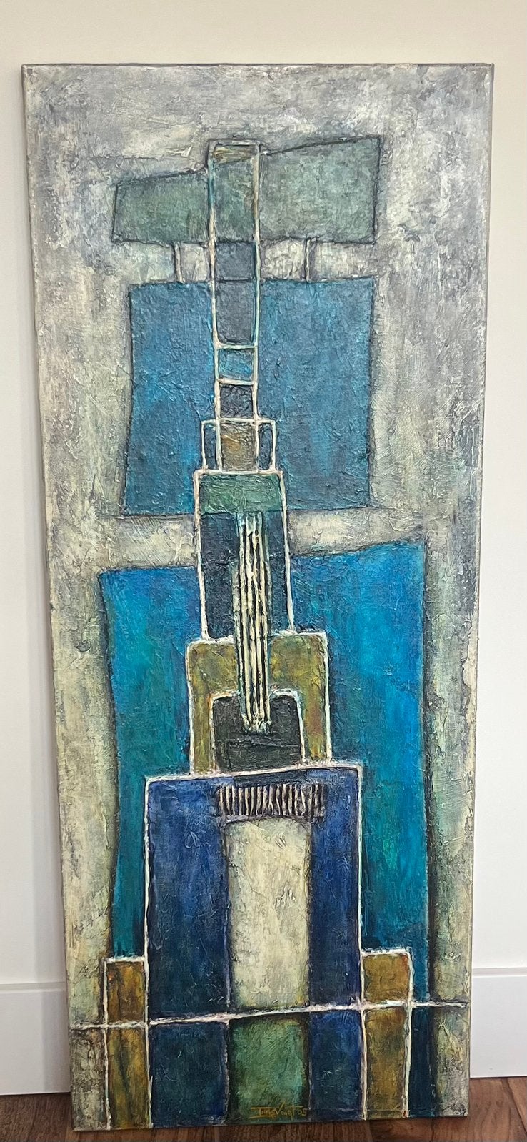 ‘Blue’ door Ineke Voigt 2005, Ophalen