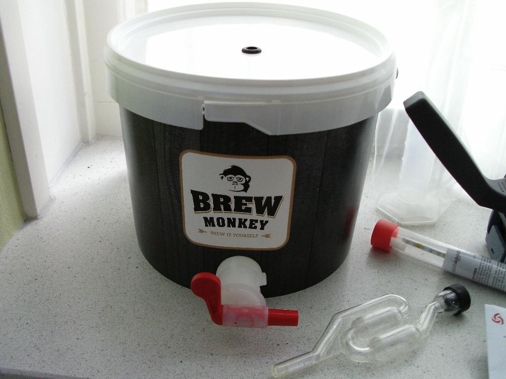 bier brouw pakket Brouwpakket Brew monkey, Ophalen of Verzenden, Zo goed als nieuw, Overige typen, Overige merken