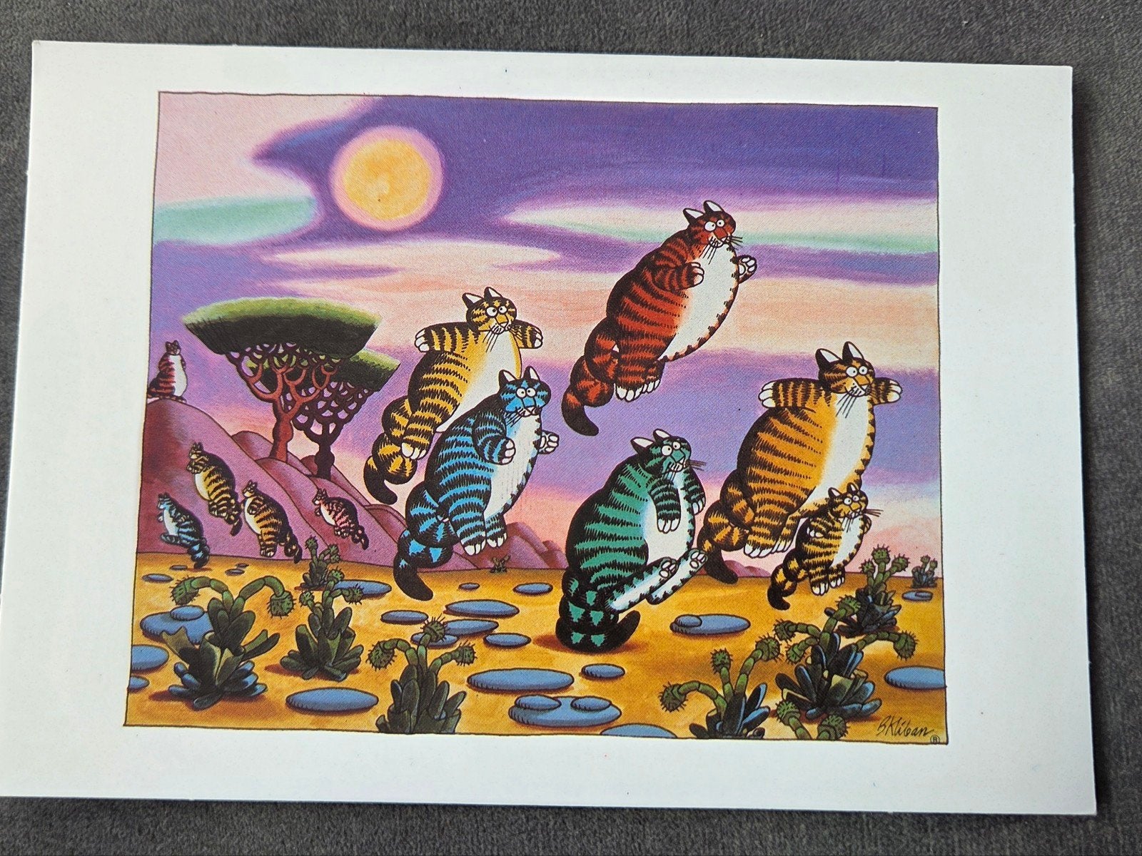Hallmark Pogo Cats Ansichtkaart - 1984 B. Kliban, Verzenden, 1980 tot heden, Ongelopen, Overige thema's