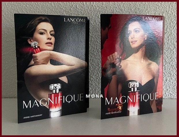 Magnifique set 2 parfum samples proefjes testers monsters, Verzamelen, Verzenden, Nieuw, Proef of Tester, Gevuld