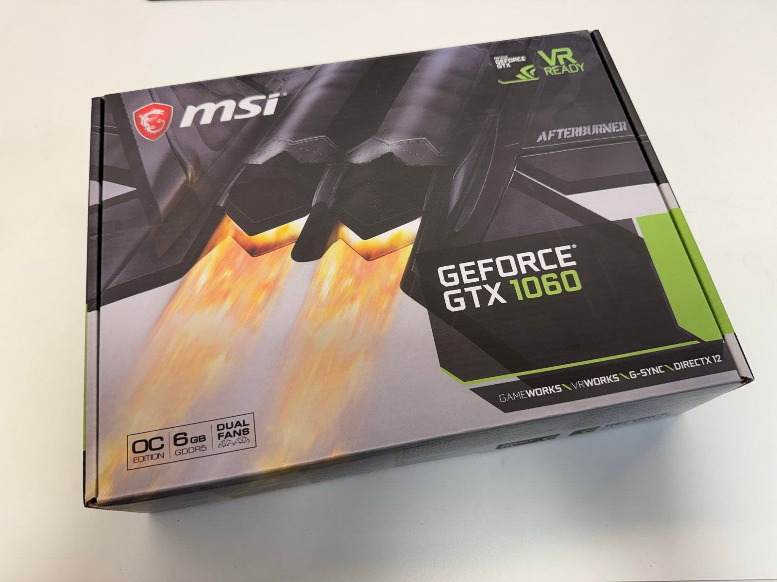 MSI GeForce GTX 1060 6GB OCV1 Videokaart, PCI-Express 3, HDMI, Ophalen of Verzenden, Nvidia