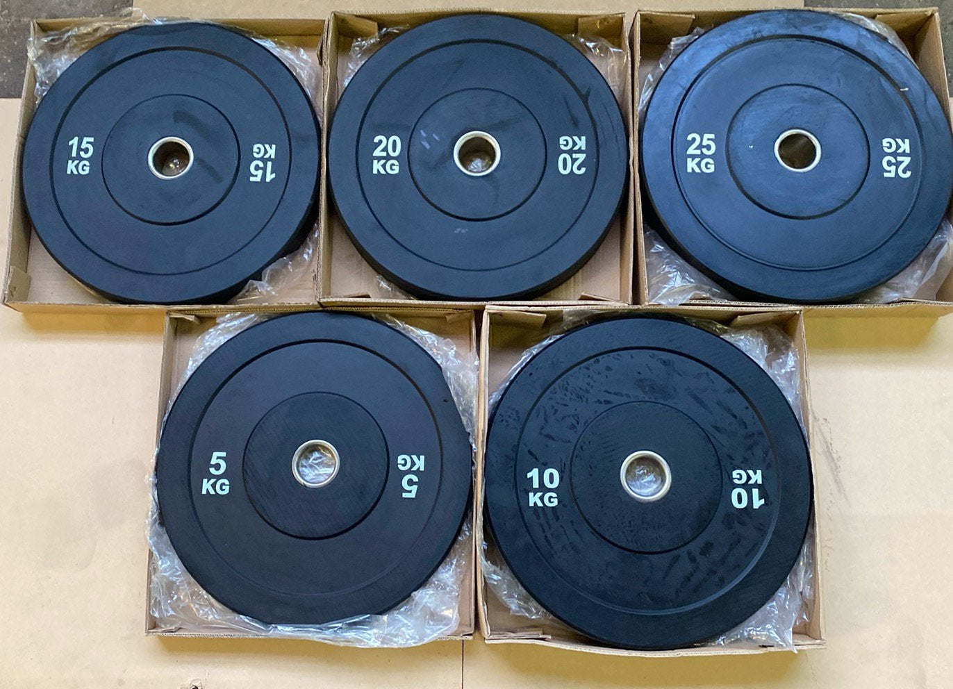 Halterschijven/bumperplates - GLOEDNIEUW!, Sport en Fitness, Ophalen, Nieuw