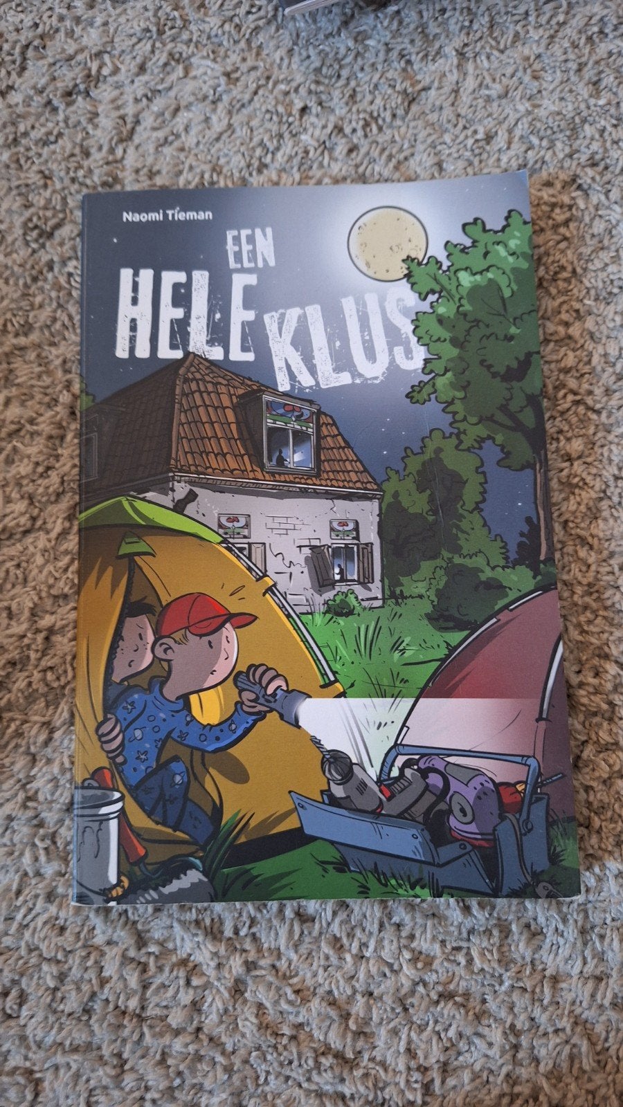 Een Hele Klus - Naomi Tieman (Jeugdboek), Boeken, Ophalen of Verzenden, Zo goed als nieuw, Naomi Tieman, Fictie