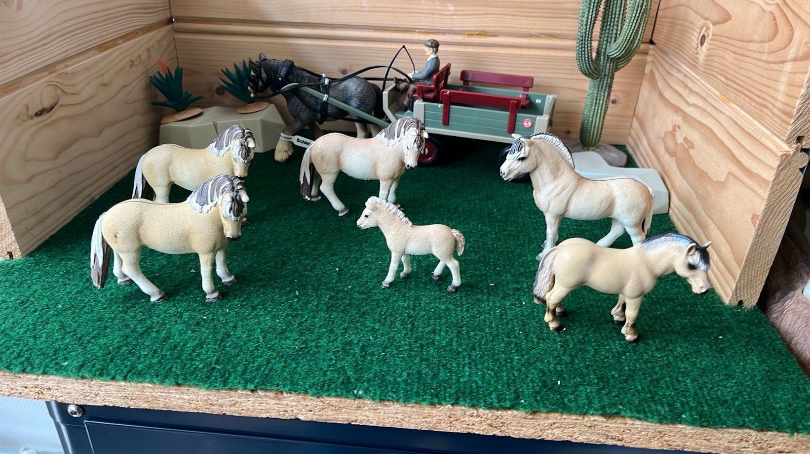 Schleich fjorden, Ophalen of Verzenden, Zo goed als nieuw, Paard, Beeldje of Figuurtje