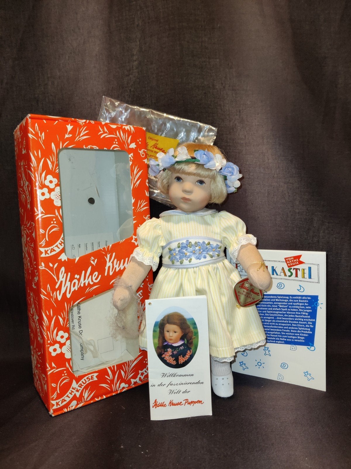 Käthe Kruse duimelijntje helemaal origineel!! te koop., Ophalen of Verzenden, Nieuw, Pop