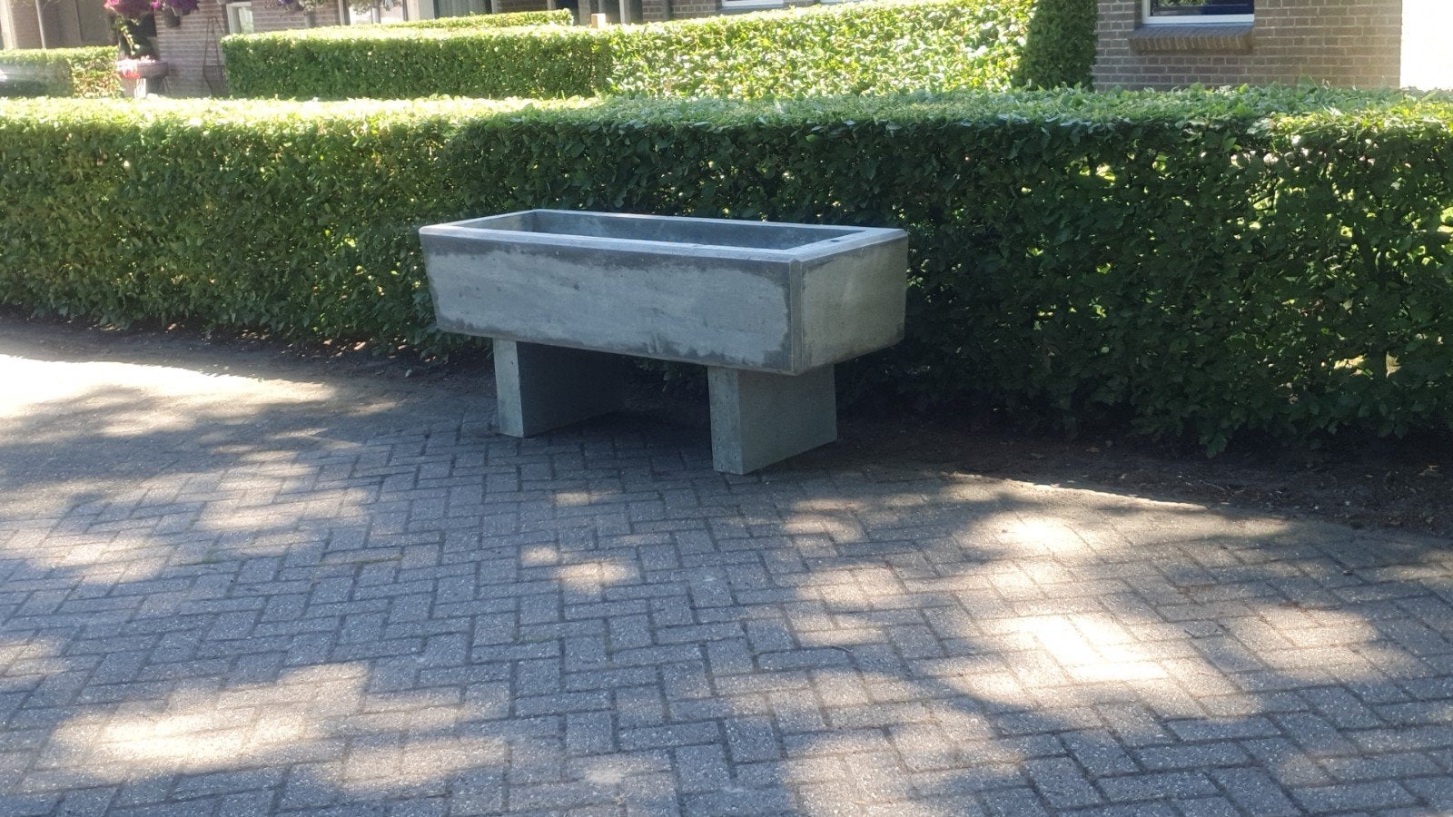 Betonnen watertrog met voetstukken en afvoer, 100 cm of meer, Nieuw, Ophalen of Verzenden, Beton