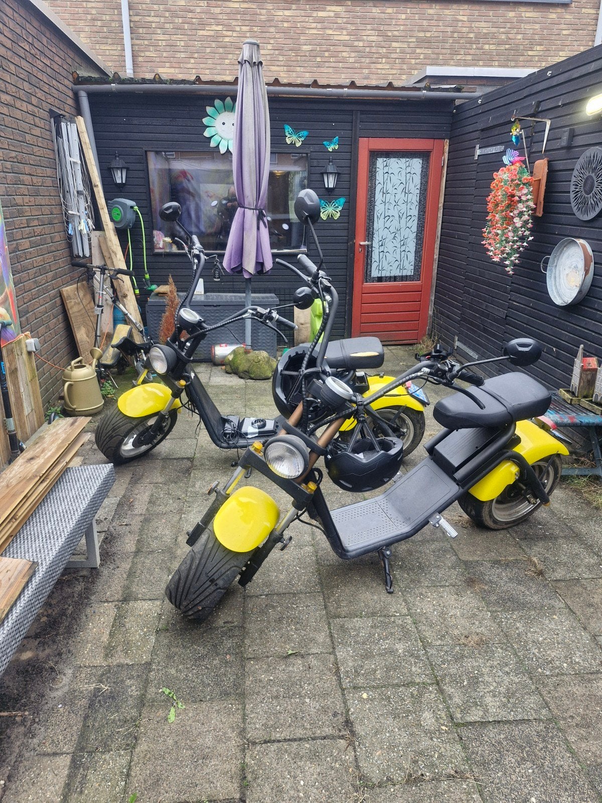 2 choppers te koop, 1 rijdend, 1 voor onderdelen/reparatie, Fietsen en Brommers, Ophalen of Verzenden