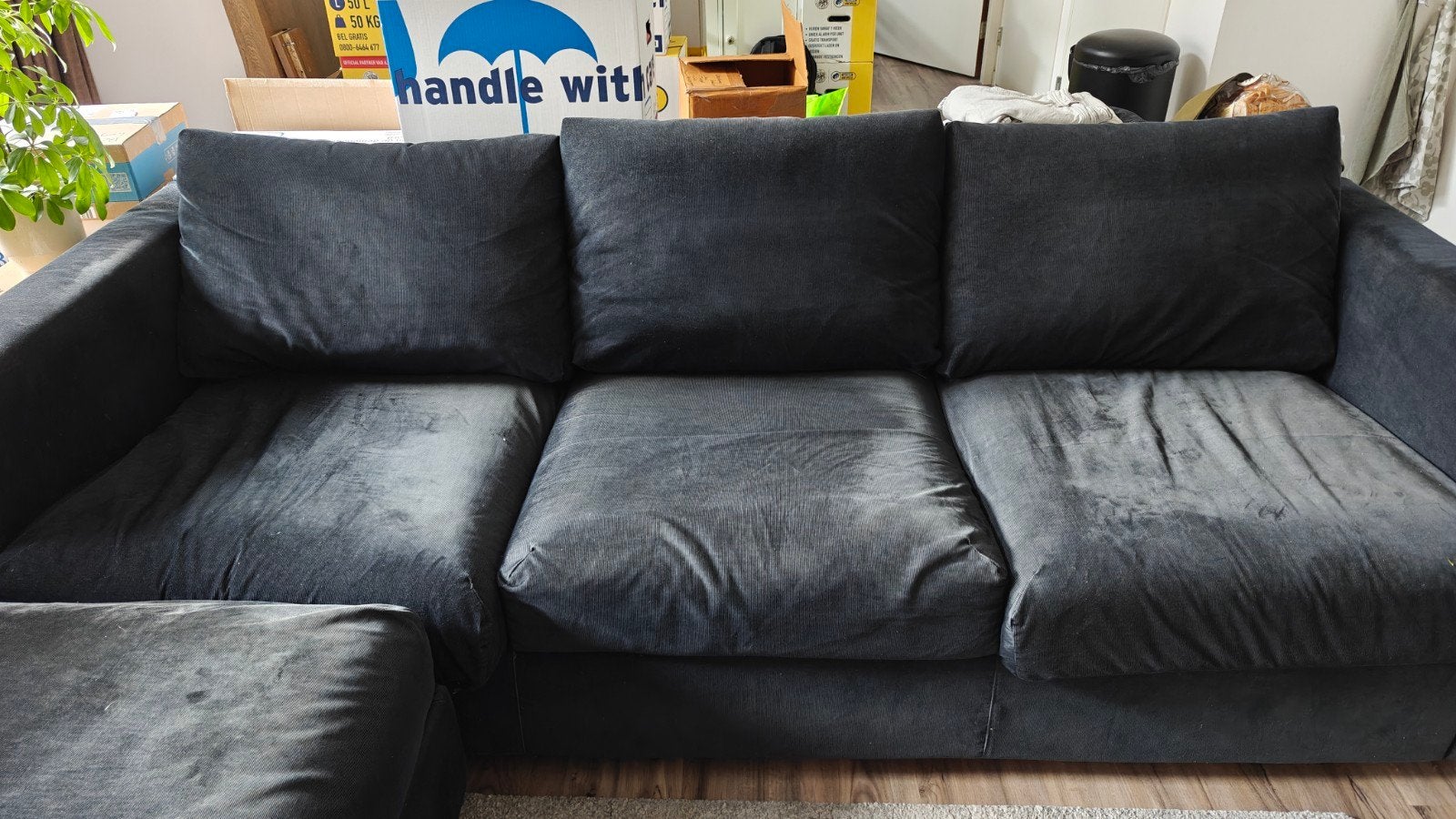 zsm weg: IKEA VIMLE 3-zitsbank met voetenbank, Ophalen, Gebruikt, Modern, Scandinavisch, Driepersoons