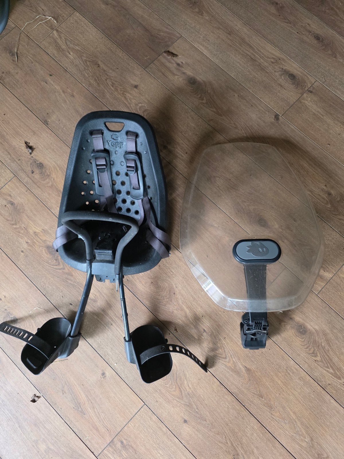 Yepp Mini fietszitje met windscherm, Ophalen of Verzenden, Gebruikt
