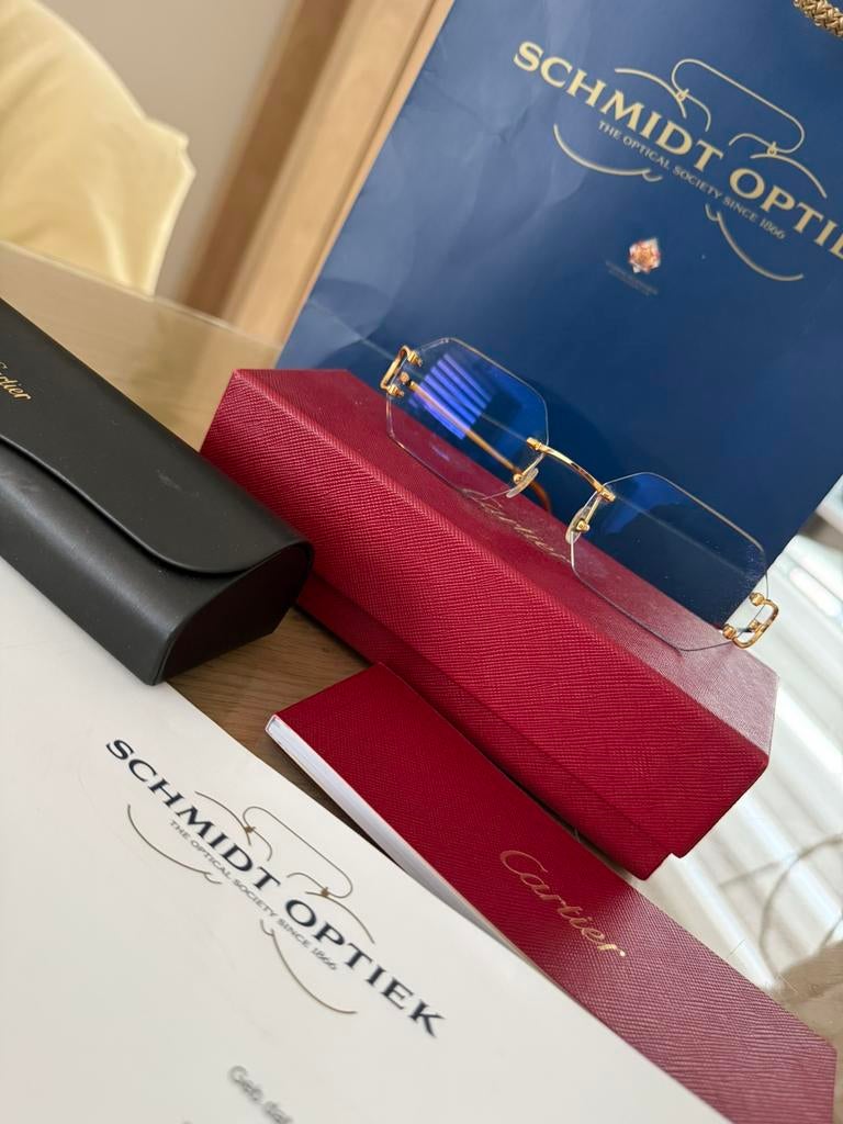 Cartier bril, Sieraden, Tassen en Uiterlijk, Zonnebrillen en Brillen | Heren, Ophalen of Verzenden, Nieuw, Bril, Overige merken
