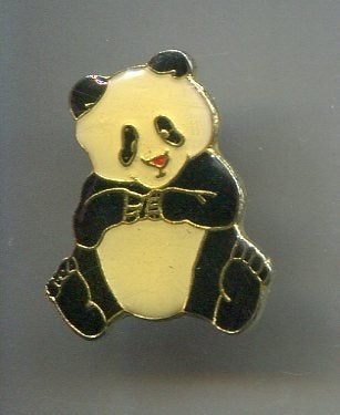 PANDA beer PIN ( BLAD1_106), Ophalen of Verzenden, Nieuw, Figuurtje, Speldje of Pin