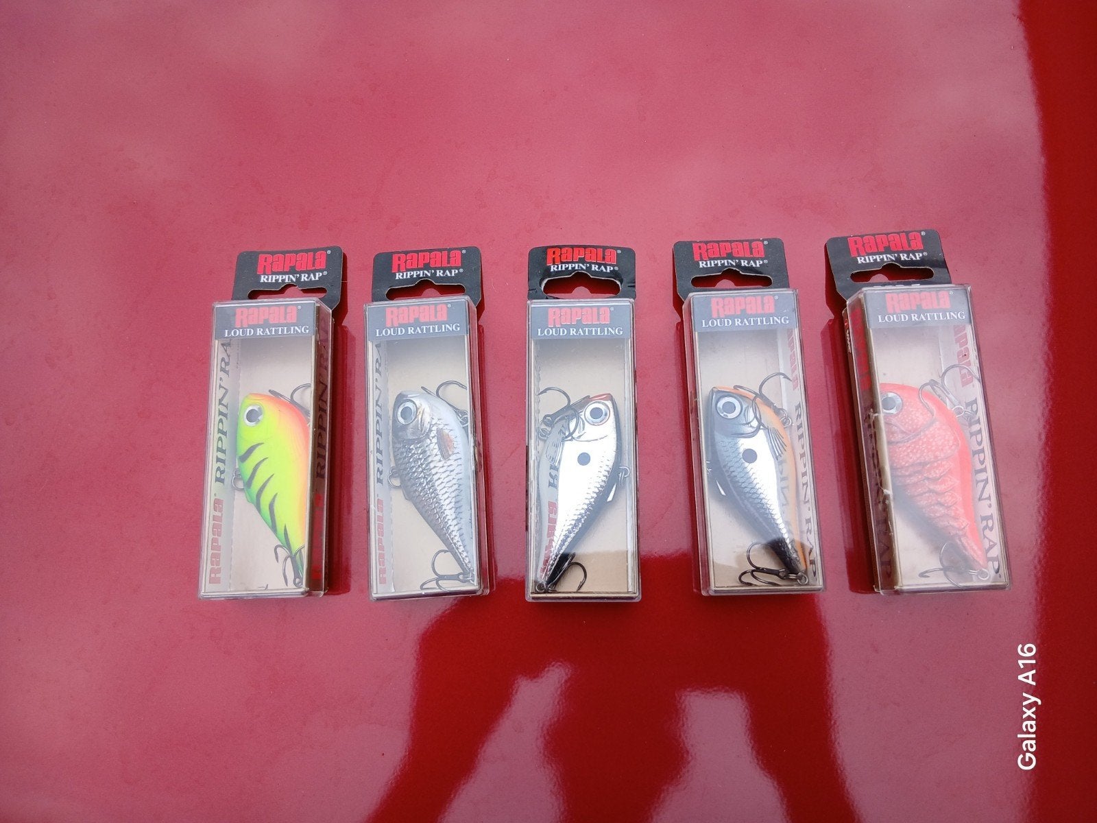 Set hardbaits Rapala RPR-7 5 verschillende kleuren, Watersport en Boten, Hengelsport | Roofvissen, Ophalen of Verzenden, Zo goed als nieuw