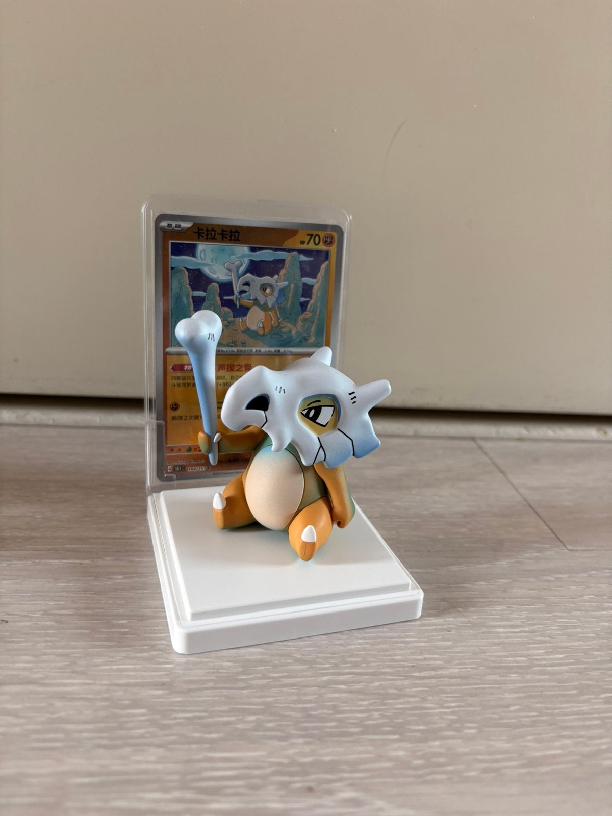 Pokémon PTCG Dream Masterpiece Collection 151 - Cubone, Ophalen of Verzenden, Zo goed als nieuw, Losse kaart