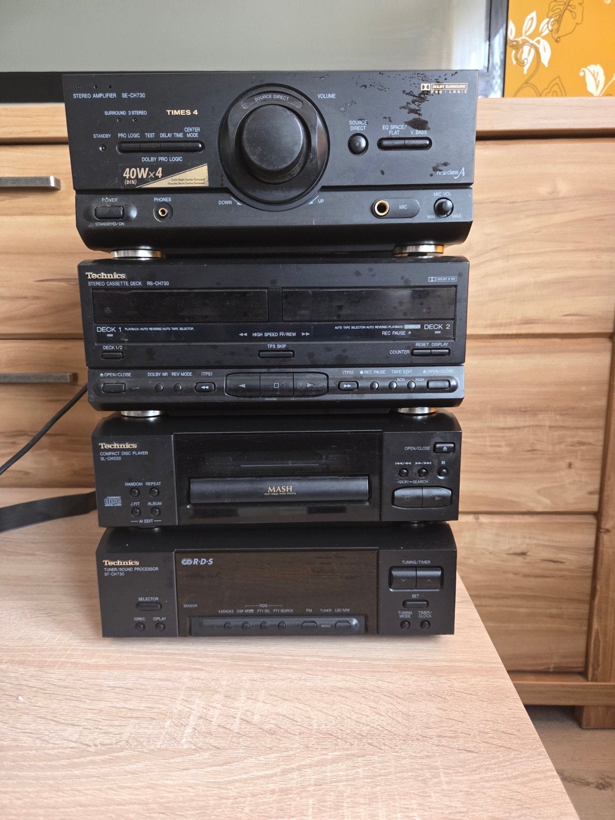 Technics Stereo Set: Versterker, Cassettedeck, CD & Tuner, Ophalen, Gebruikt, Cassettedeck, Overige merken
