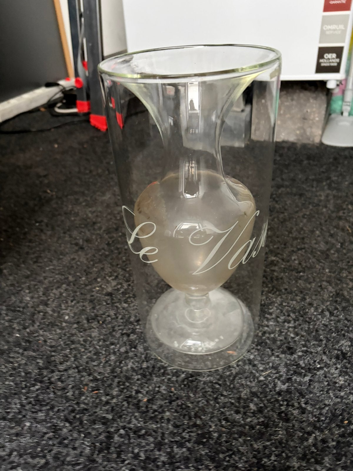 Riviera maison vaas, Ophalen of Verzenden, Zo goed als nieuw, Overige kleuren, Glas