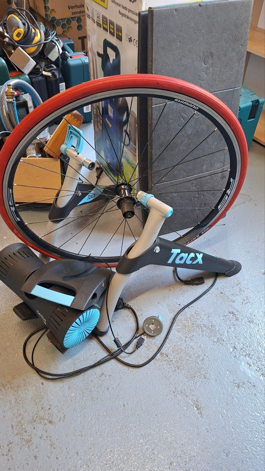 Tacx Genius Smart fietstrainer - Zwift compatibel, Ophalen, Gebruikt, Overige typen, Tacx