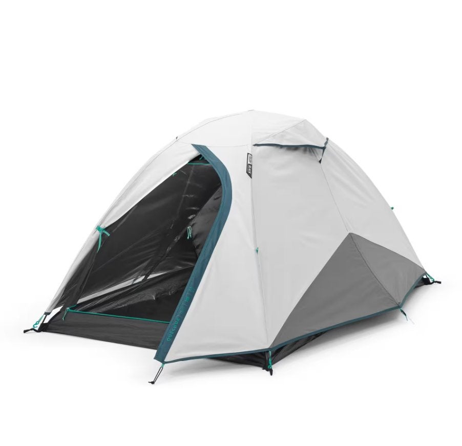 Decathlon Quechua 100 Fresh / Black - 2 persoons tent, Caravans en Kamperen, Tenten, Ophalen, Zo goed als nieuw, Tot en met 2