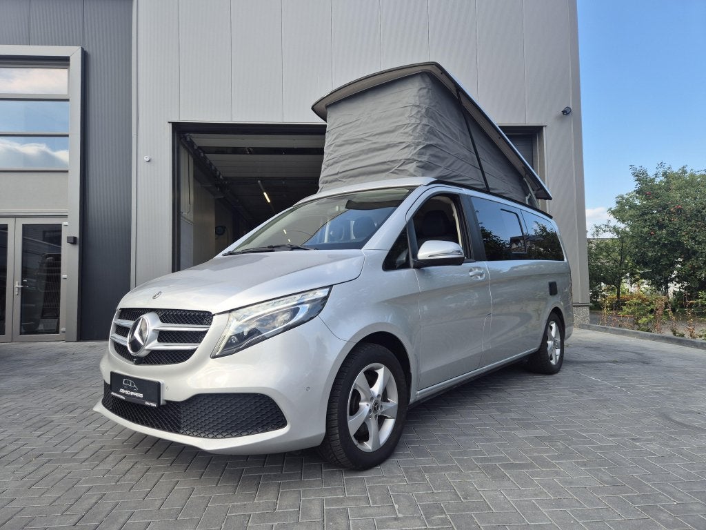 Mercedes Benz Marco polo V-klasse Buscamper 2020 V300 239pk, Automaat, Koelkast, Buscamper of Camperbus, Mercedes-Benz