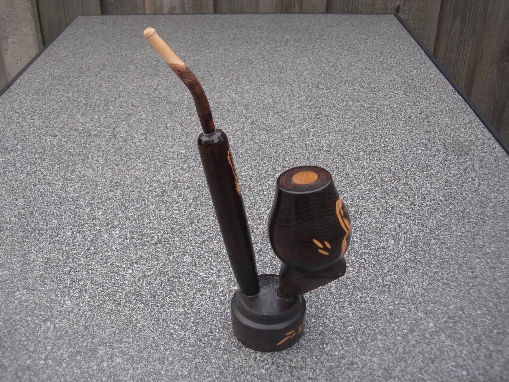 Houten sierpijp uit Sardinië, Ophalen of Verzenden, Nieuw, (Water)pijp