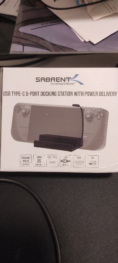SABRENT Docking Station for Steam Deck, 6-in-1 with HDMI 4K, Computers en Software, Dockingstations, Ophalen of Verzenden, Zo goed als nieuw