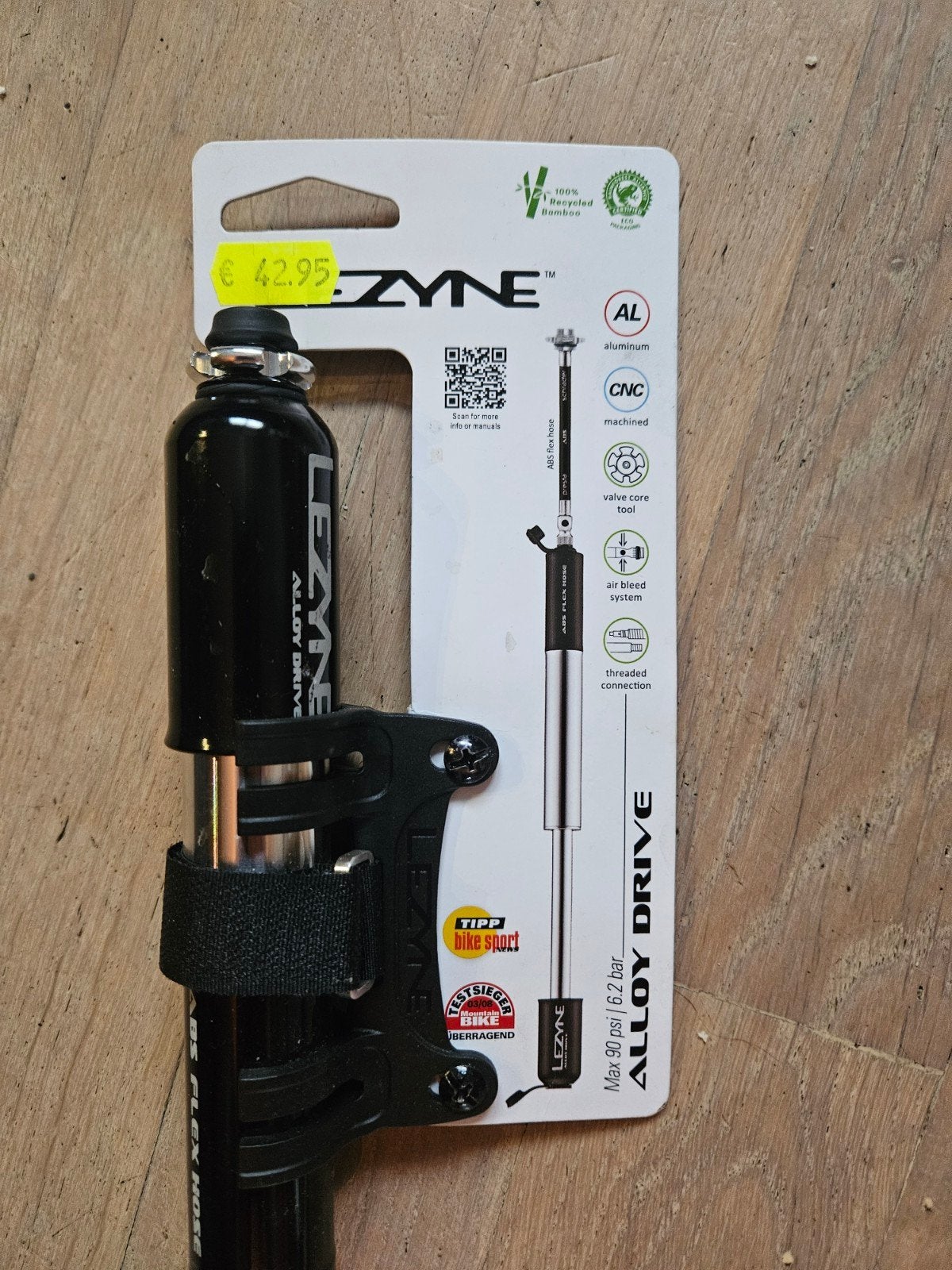 Lezyne Alloy Drive Fiets Pomp - Nieuw in Verpakking, Ophalen of Verzenden